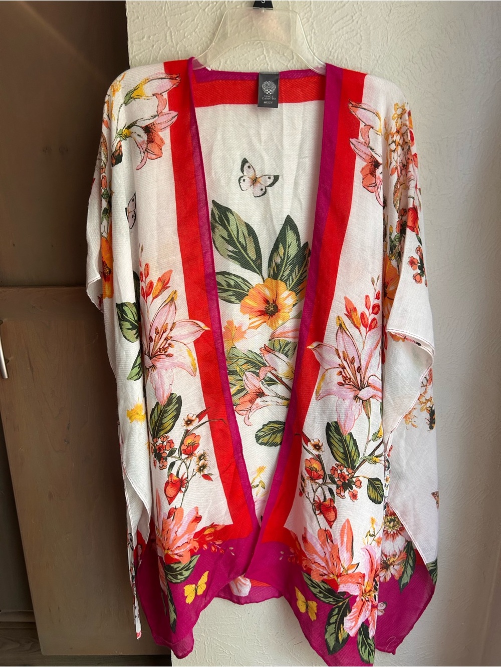 Vince Camuto Missy floral butterfly topper OSFM